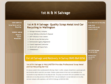 Tablet Screenshot of 1stmnsalvagewallington.co.uk